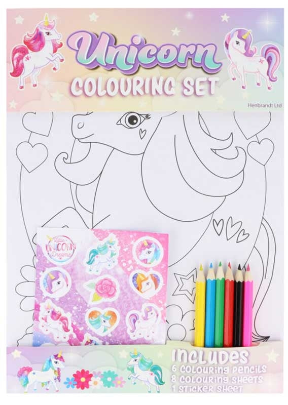Unicorn Coloring Setti