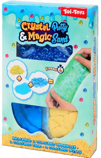 Crystal Putty & Magic Sand  - Slime Set
