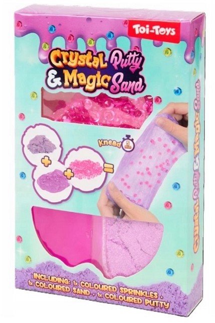 Crystal Putty & Magic Sand  - Slime Set