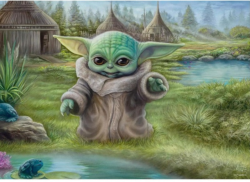 Palapeli: Thomas Kinkade Star Wars - The Mandalorian A New Direction Grogu The Child(1000)