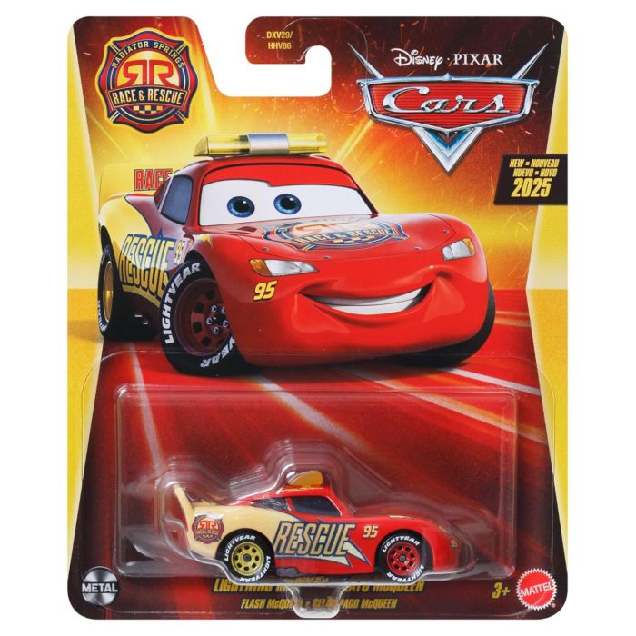 Disney Pixar Cars Radiator Springs Race & Rescue Lightning Mcqueen auto