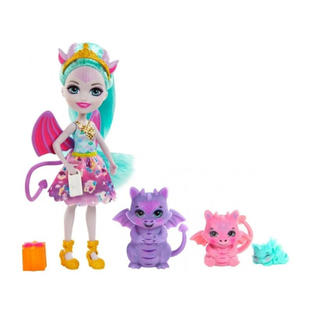 Enchantimals Deanna Dragon nukke ja lohikäärmeet