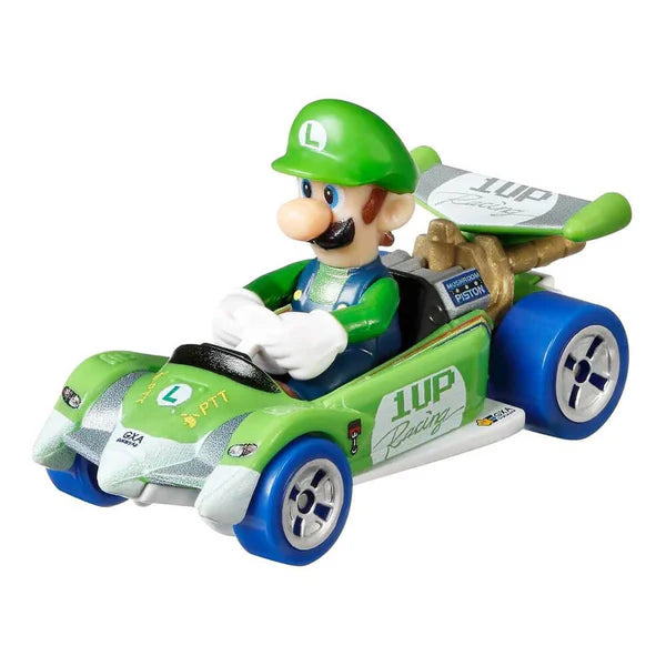 Hot Wheels Mario Kart - Luigi Circuit Special auto