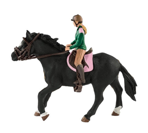 Schleich Horse Club Appaloosa hevonen ja ratsastaja Sonja