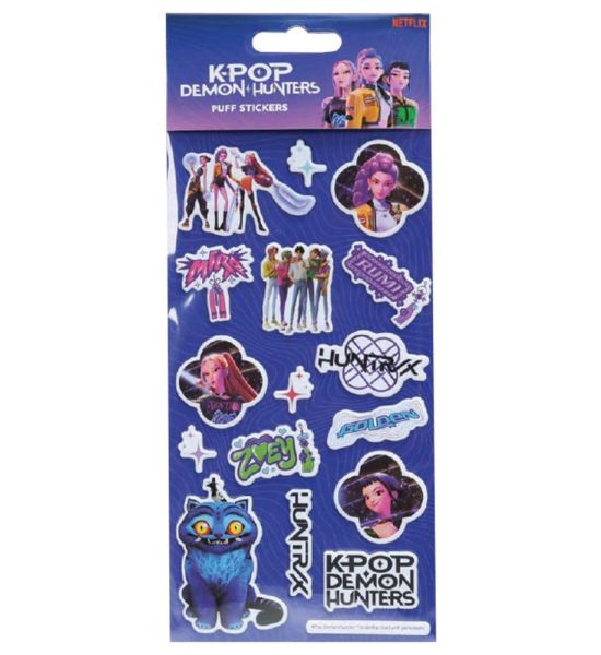 Kpop Demon Hunters Sticker Set Puff