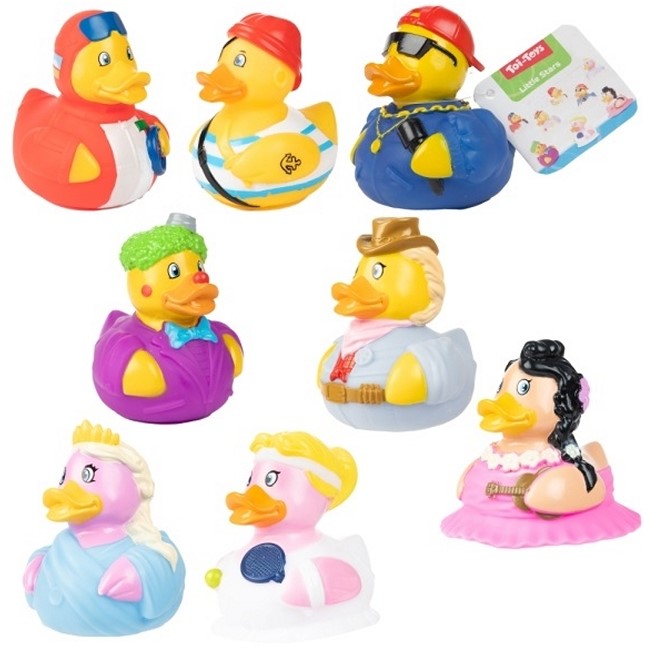 Toi-Toys LITTLE STARS - Baby rubber ducks kylpyankka, 1kpl