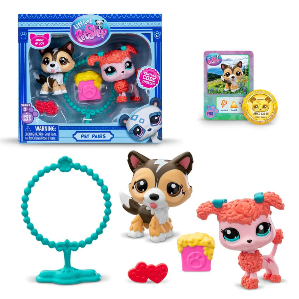 Littlest Pet Shop G7 #88-89 Jump N Joy Pet Pairs