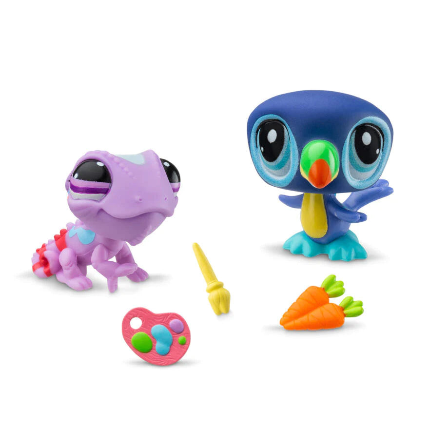 Littlest Pet Shop G7 Artsy Pals Pet Pair - #027 #031