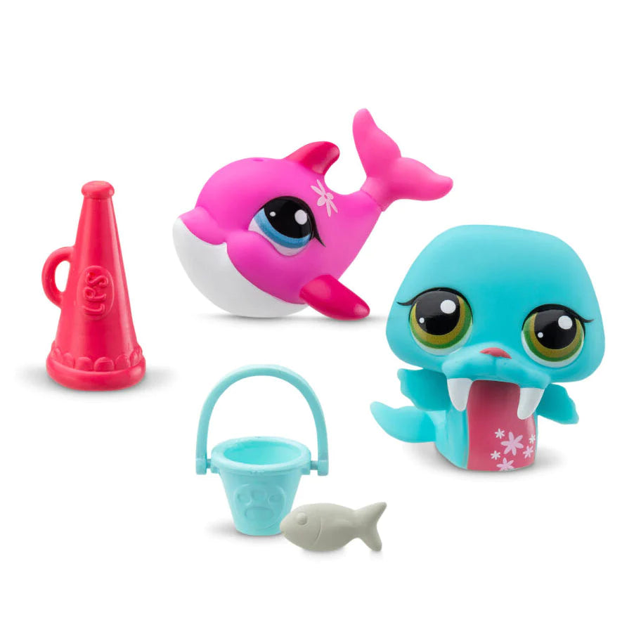 Littlest Pet Shop G7 Fintastic Stunts Pet Pair - #029 #033