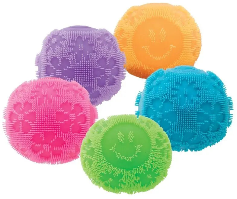NeeDoh Fuzz Ball Flower Power puristeltava pallo