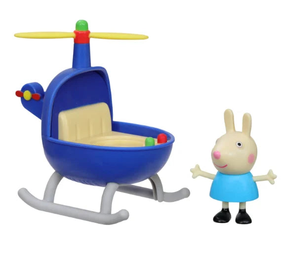 Pipsa Possu Rebekka ja pieni helikopteri