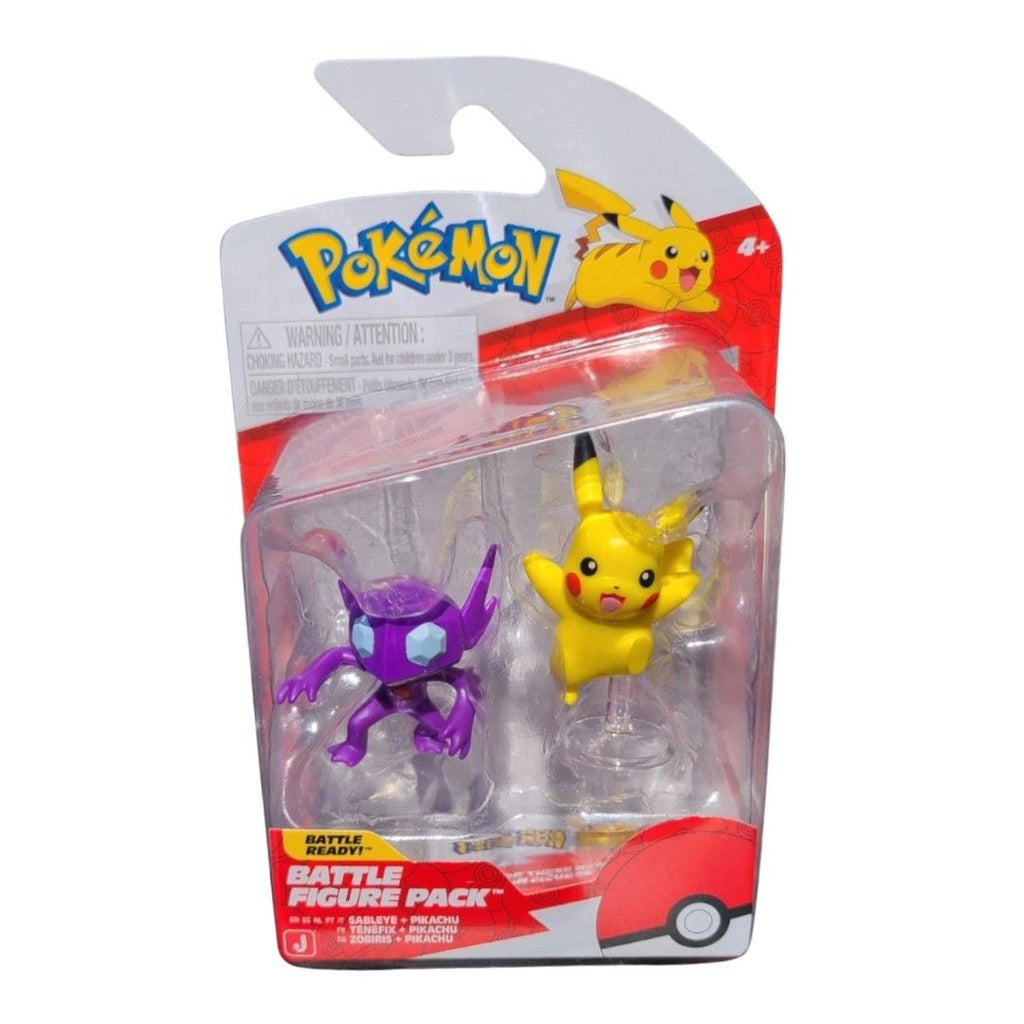 Pokémon Battle Figures 2 Pack Sableye & Pikachu