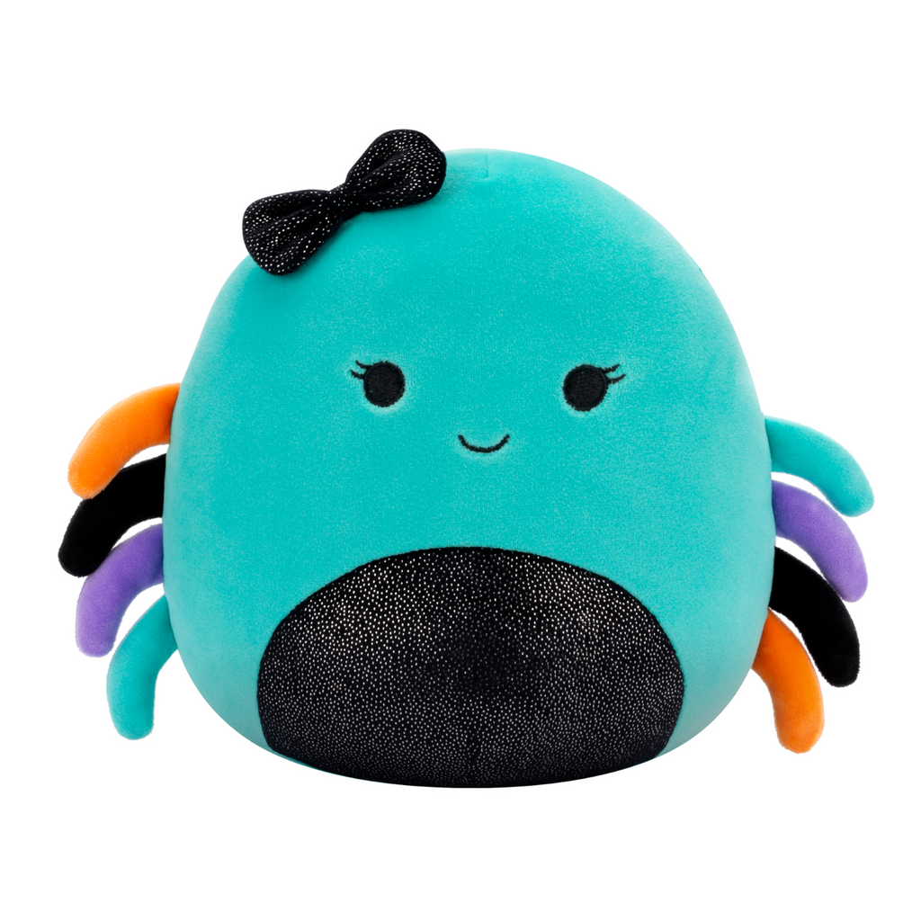 Squishmallows Halloween Cheryl the Teal Spider, 19cm