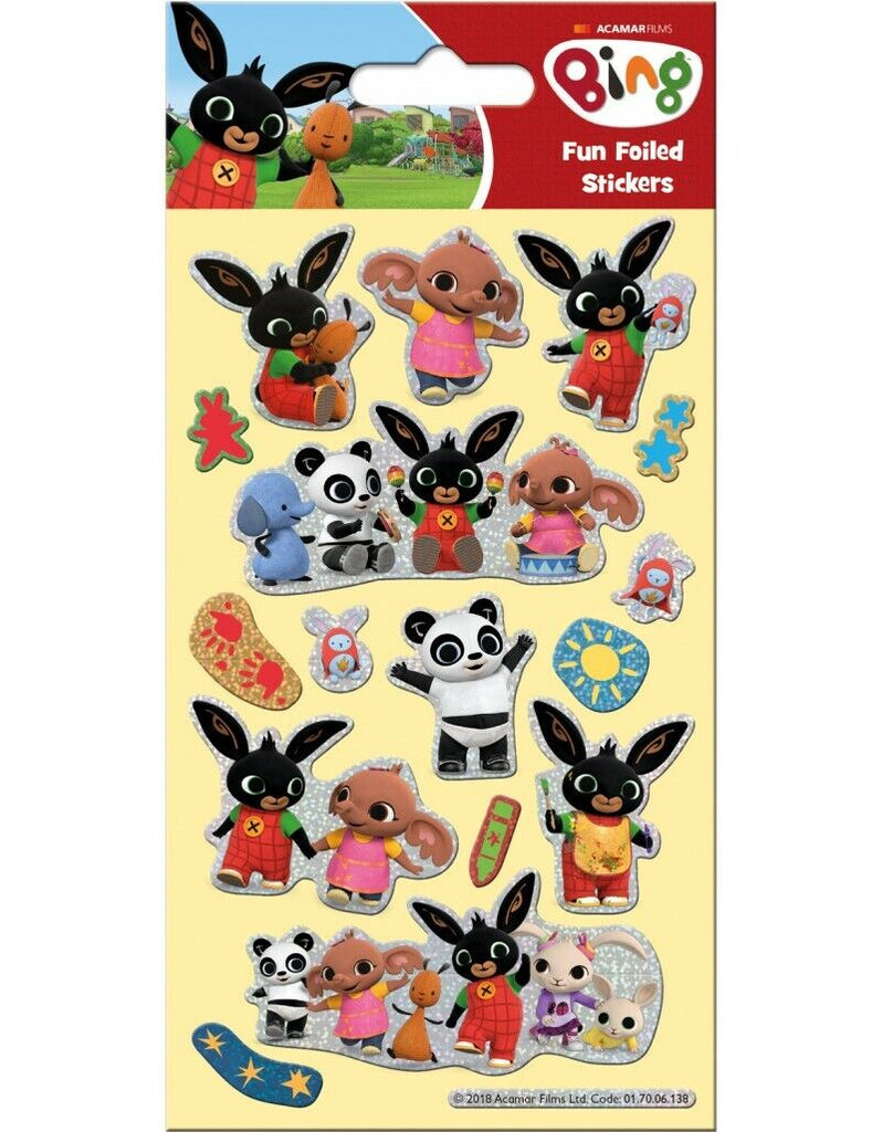 Bing Fun Foiled Stickers Tarrat