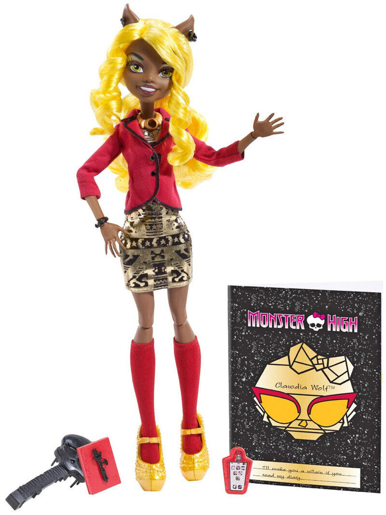 Monster High Frights Camera Action! Hauntlywood Clawdia Wolf nukke