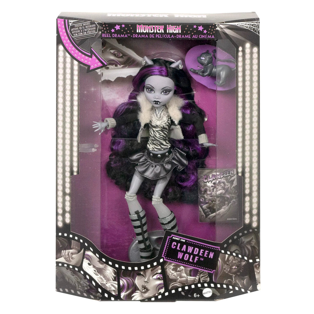 Monster High Reel Drama Clawdeen Wolf nukke