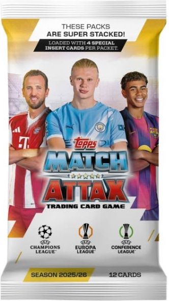 Topps Match attax mestarien liiga keräilykortit 2025/2026
