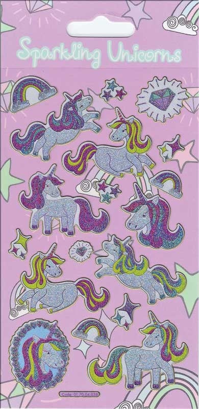 Sparkling Unicorns Stickers Tarrat