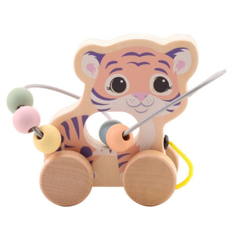 Joueco the Wildies Family - Rolling Animals with bead track