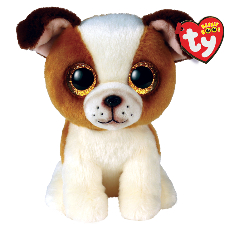 TY 36396 Beanie Boos HUGO brown/white dog