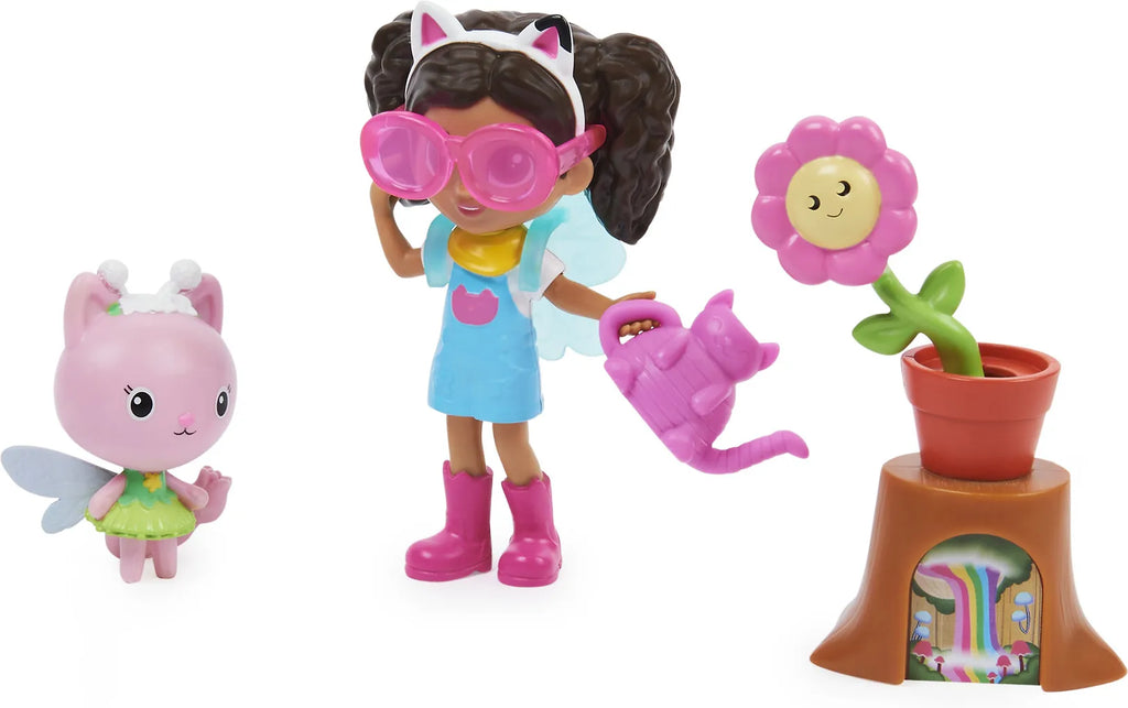 Gabby's Dollhouse Kat-tiviteetti kukkatarha -figuuripakkaus