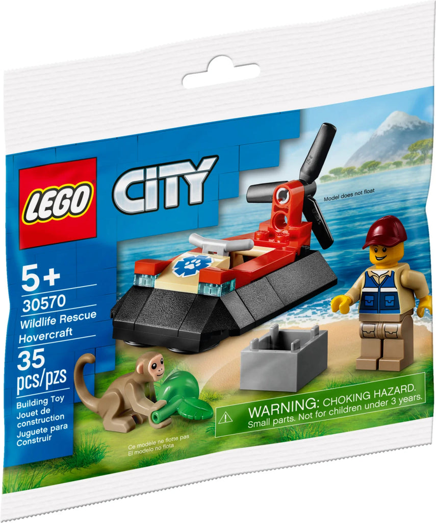 Lego City 30570 Villieläinten pelastusilmatyynyalus