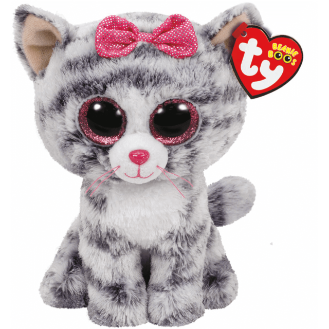 TY 37190 Beanie Boos Kiki - Grey cat