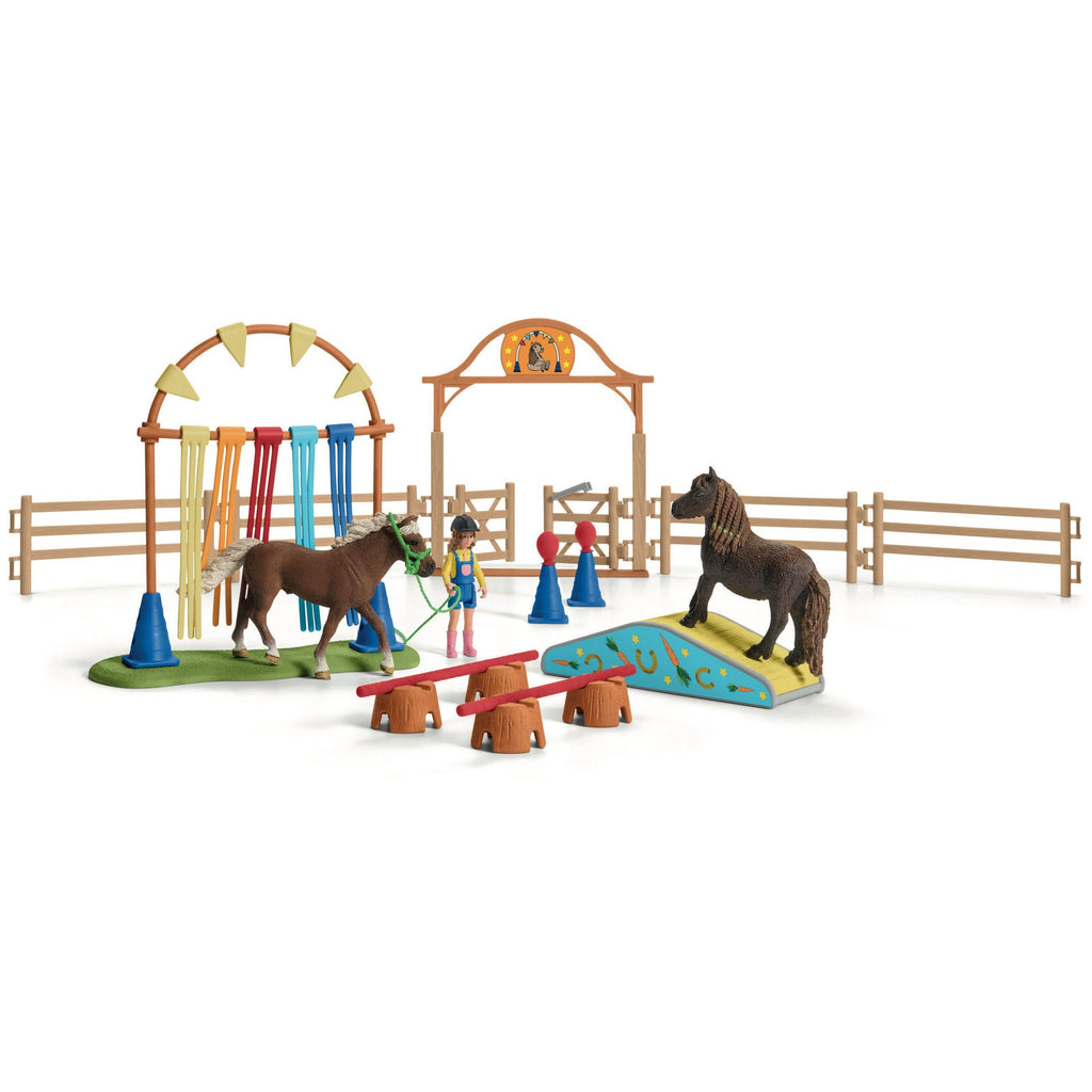 Schleich Farm World 42481 Poni Agility harjoitukset