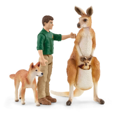 Schleich Wild Life 42623 Seikkailu Australian takamailla