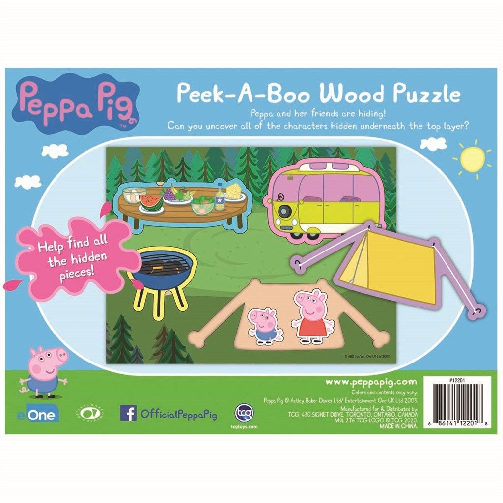 Pipsa Possu Peek A Boo PuuPalapeli - 12 palaa