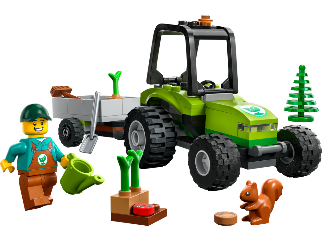 Lego City 60390 Puistotyöntekijän traktori