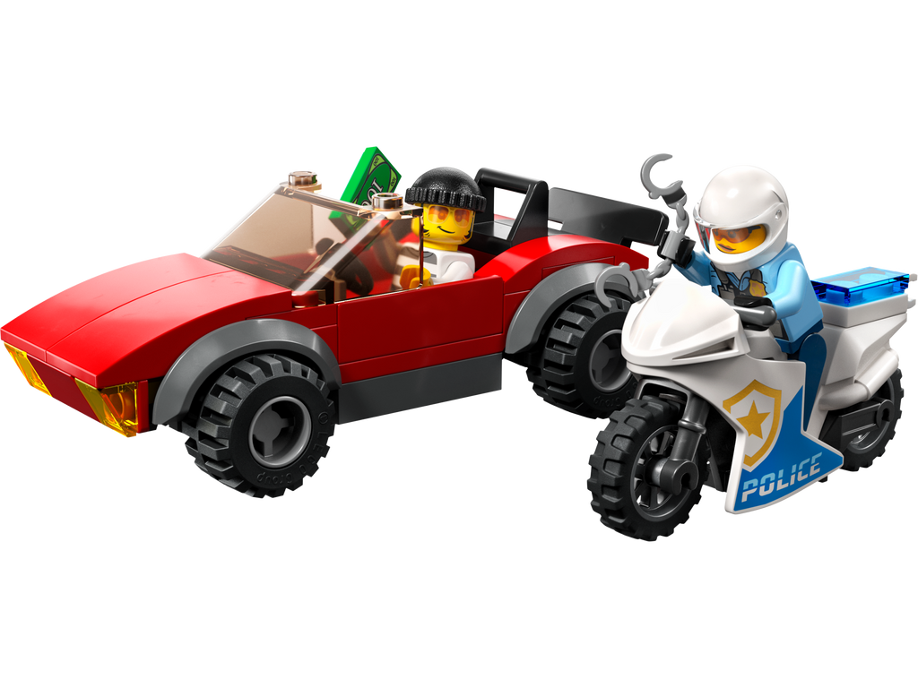 LEGO City Police 60392 Moottoripyöräpoliisi takaa-ajossa
