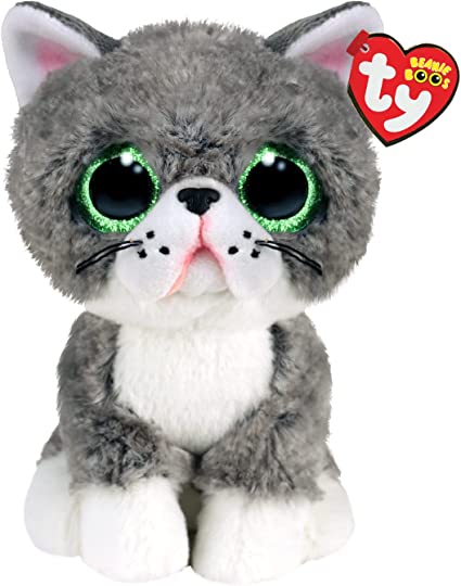 TY 36581 Beanie Boos FERGUS - Grey cat reg