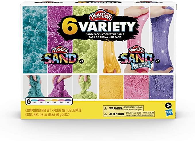 Play-Doh 6 Variety Sand pack Hiekka