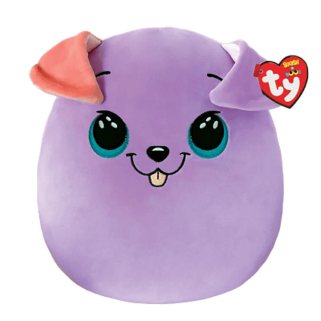 TY 39225 Squishy Beanies BITSY - Purple dog, 25 cm