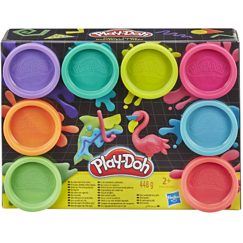 Play-Doh Neon  - Muovailuvaha purkit 8 kpl neonvärit
