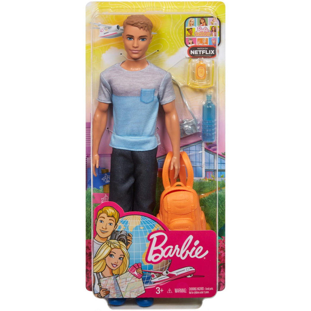Mattel - Barbie Travel Ken -muotinukke