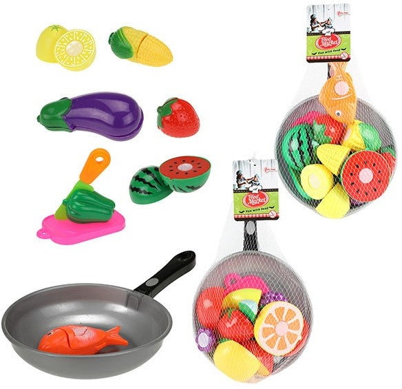 Toi-Toys Food Market Pan with food