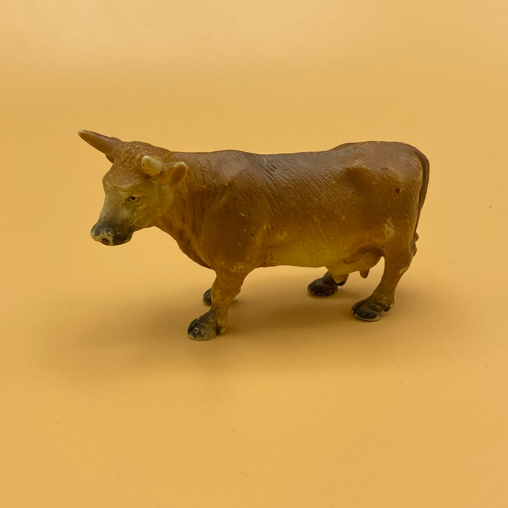 Schleich Germany Ruskea Lehmä, Vintage