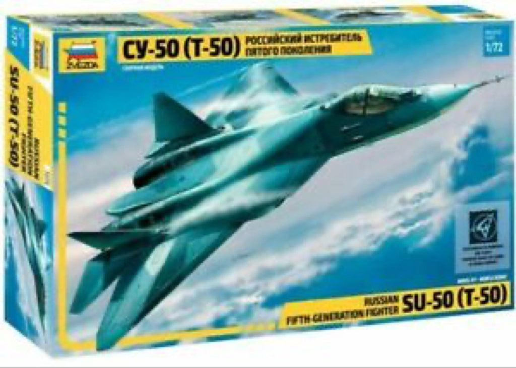 ZVEZDA Russian Fifth-Generation Fighter SU-50(T-50) 1/72