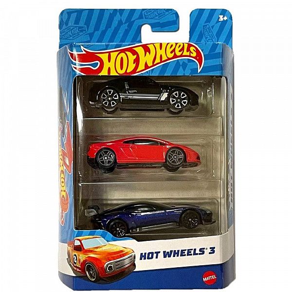 Hot Wheels 3 pikkuautot