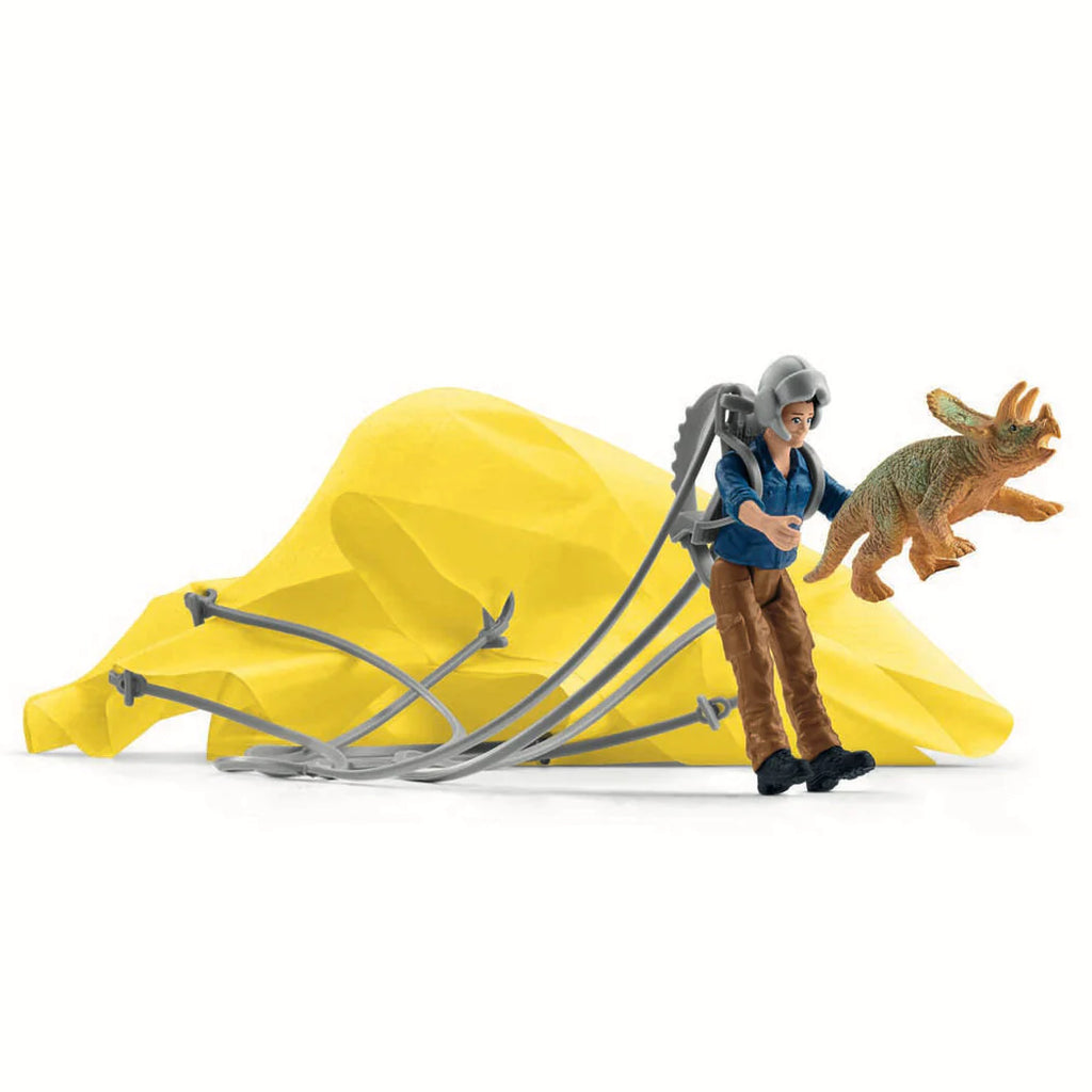 Schleich Dinosaurs 41471 Laskuvarjo pelastusoperaatio